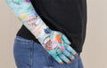 Sea Breeze Gradient Compression Glove