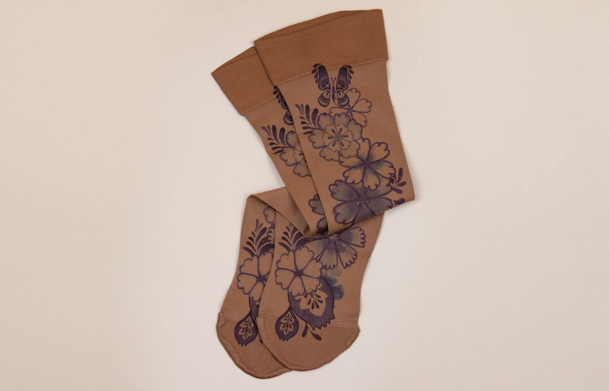 Serenity Mocha Gradient Compression Socks