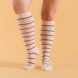 Knee-High Compression Socks - Stripes