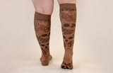 Misfit Mocha Gradient Compression Socks