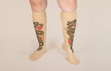Charm Beige Gradient Compression Socks