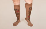 Charm Mocha Gradient Compression Socks