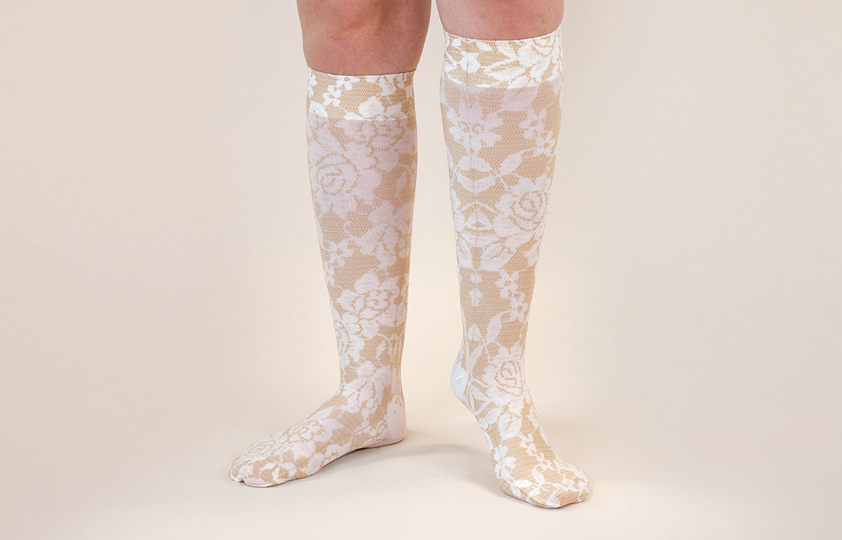 Darling Tan Gradient Compression Socks