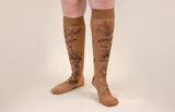 Magnolia Mocha Gradient Compression Socks