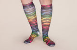 Roller Disco Gradient Compression Socks