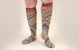 Rhythm Beige Gradient Compression Socks