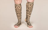Celtic Beige Gradient Compression Socks