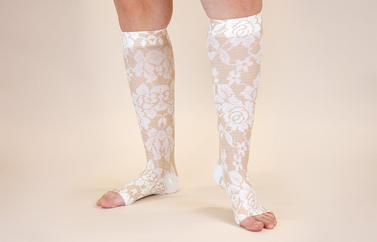Darling Tan Gradient Compression Socks
