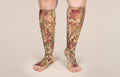 Lily Beige Gradient Compression Socks
