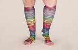 Roller Disco Gradient Compression Socks