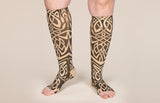 Celtic Beige Gradient Compression Socks