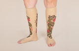 Charm Beige Gradient Compression Socks