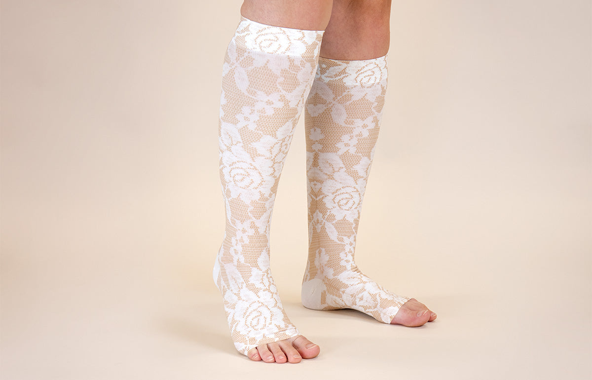 Darling Tan Gradient Compression Socks