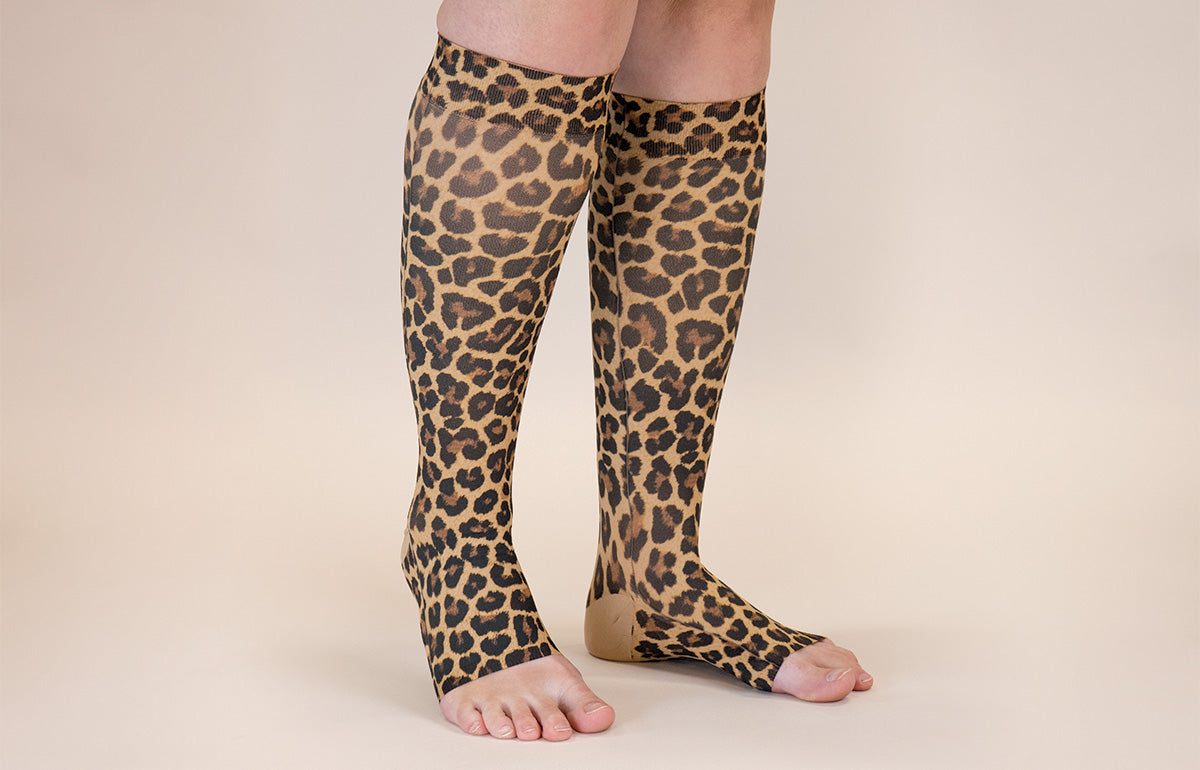 Leo Leopard Gradient Compression Socks – Rescue Legs