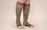 Leo Leopard Gradient Compression Socks