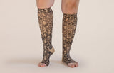 Macabre Beige Gradient Compression Socks