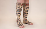 Misfit Beige Gradient Compression Socks