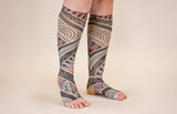 Rhythm Beige Gradient Compression Socks