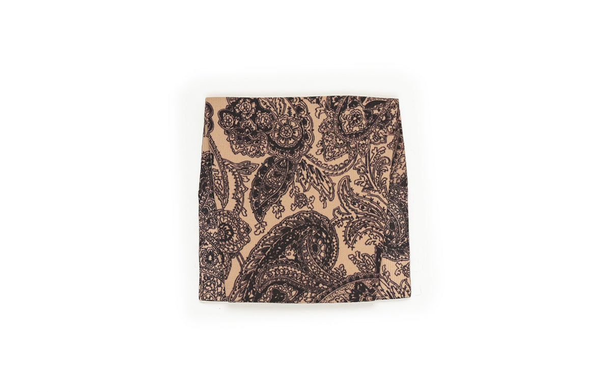 Black Paisley Gradient Compression Arm Sleeve