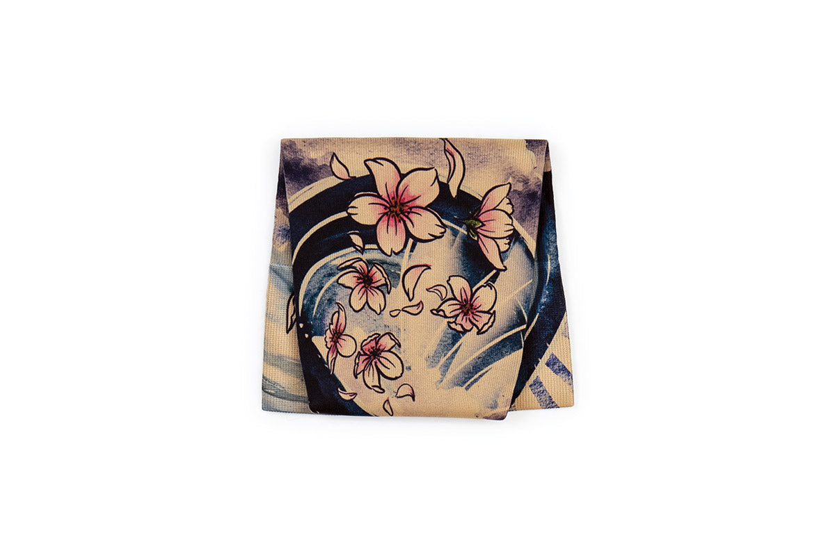 Sakura Beige Gradient Compression Arm Sleeve