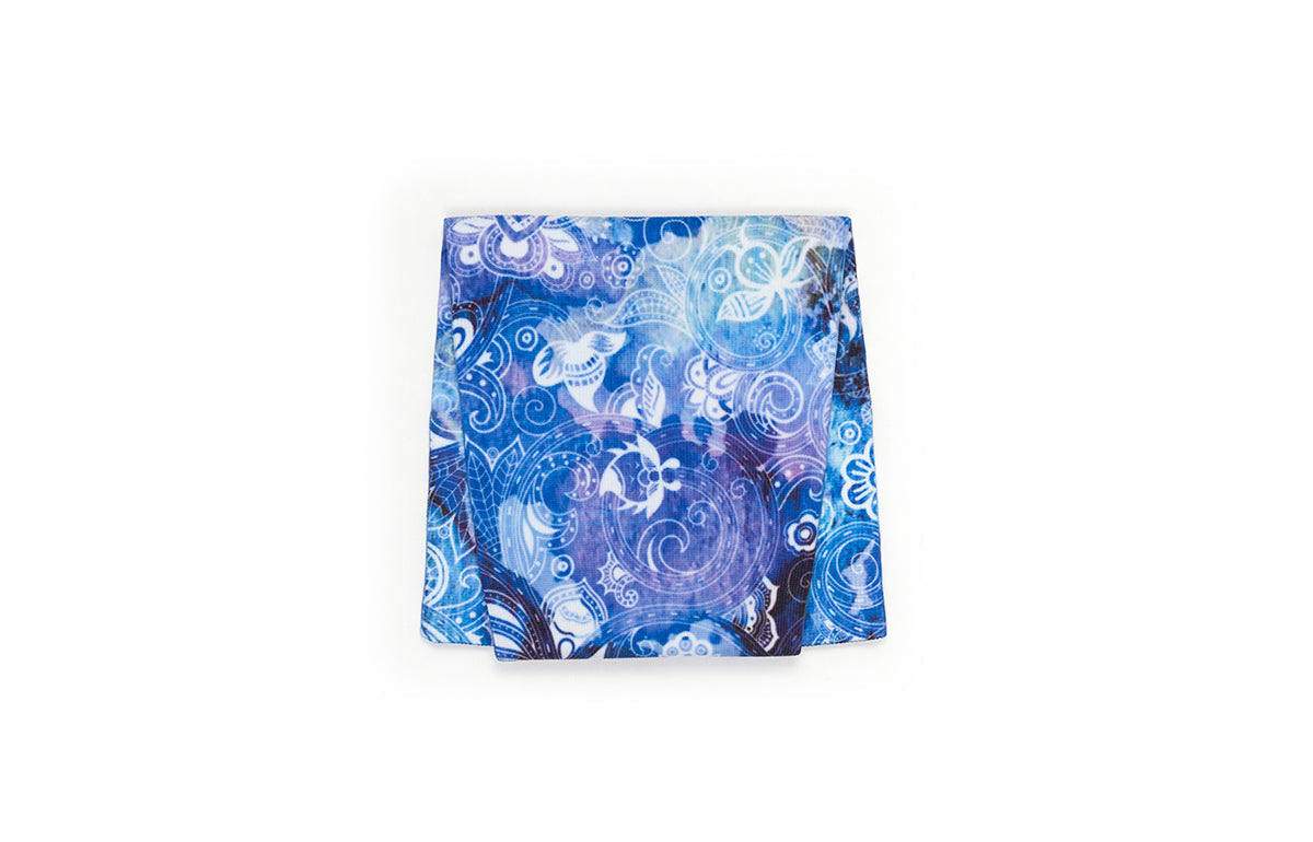 Sapphire Gradient Compression Arm Sleeve